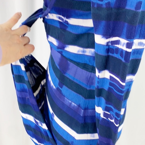 Karen Millen Drape Front Knit Bodycon Tie Dye - Picture 14 of 14